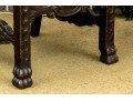 Pair Of Antique Carved Oak Side Chairs 