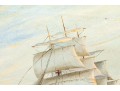 Antique Oil On Canvas, Clipper Ship Ca. 1936, Signed Philipps