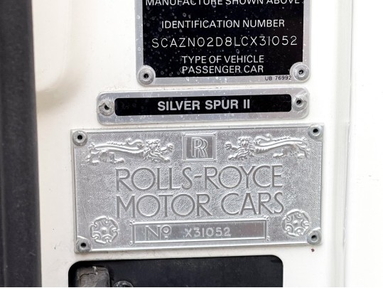 1990 Rolls Royce Silver Spur II 