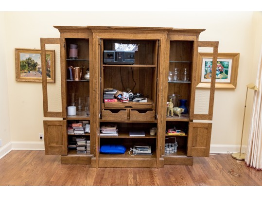 Fabulous Vintage Guy Chaddock Entertainment Armoire