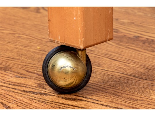 Awesome Le Gourmand Utilitarian Kitchen Island With Butcher Block Top
