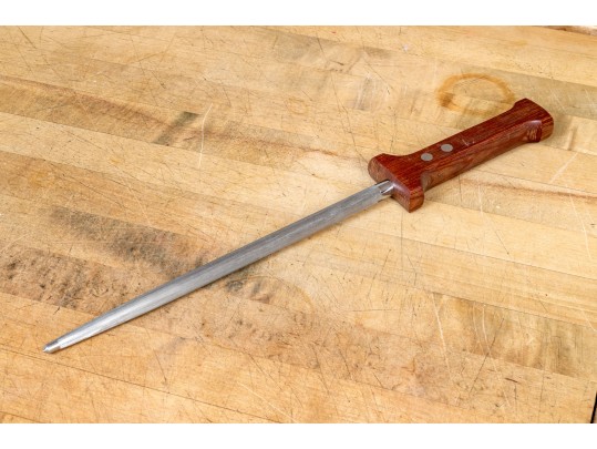 Awesome Le Gourmand Utilitarian Kitchen Island With Butcher Block Top