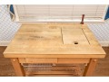 Awesome Le Gourmand Utilitarian Kitchen Island With Butcher Block Top