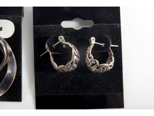 Sterling Silver Hoop Earrings