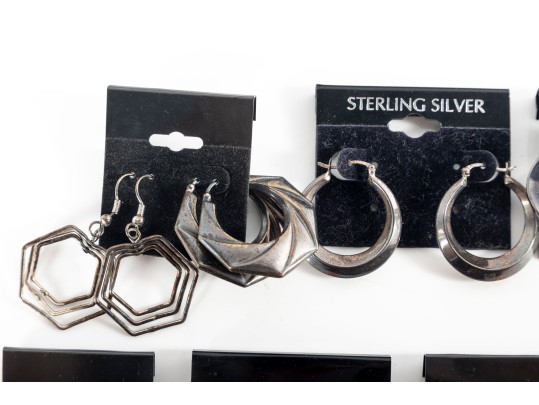 Sterling Silver Hoop Earrings