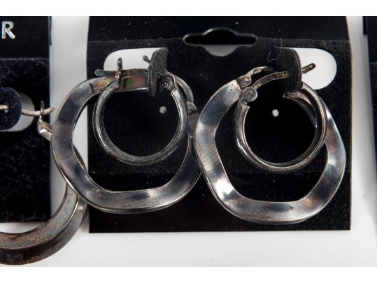 Sterling Silver Hoop Earrings