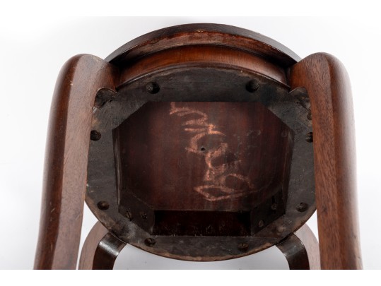 Mahogany Pedestal Plant Stand