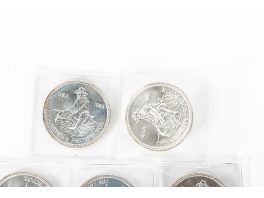 1985 1 Oz Silver Round Engelhard Prospector Coins