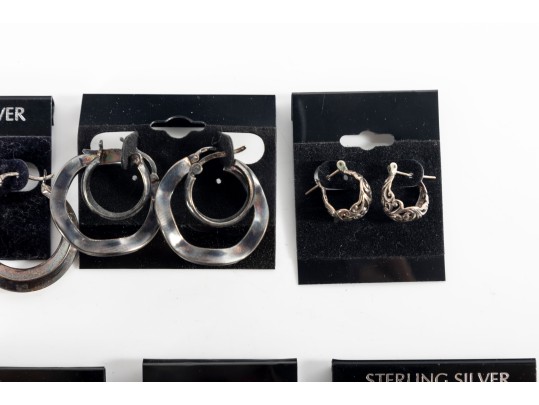 Sterling Silver Hoop Earrings