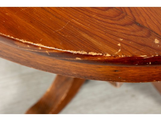 Farmhouse Pedestal Coffee Table