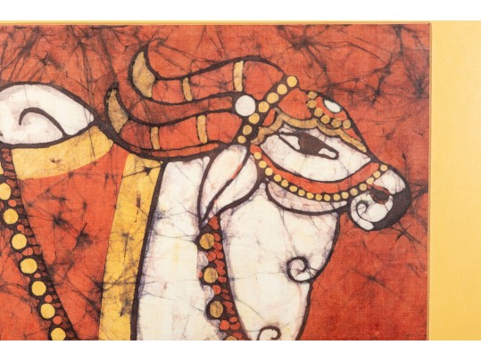 Pichwai Handmade Framed Cloth Painting