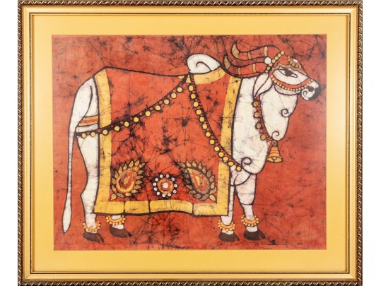 Pichwai Handmade Framed Cloth Painting