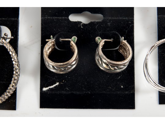 Sterling Silver Hoop Earrings
