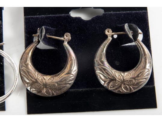 Sterling Silver Hoop Earrings