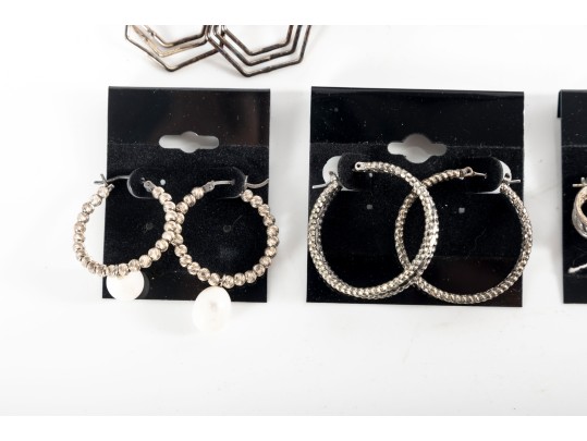 Sterling Silver Hoop Earrings