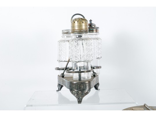 Clear And White Depression Glass