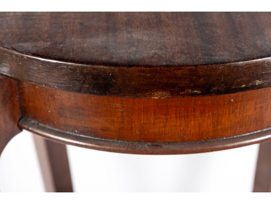 Mahogany Pedestal Plant Stand