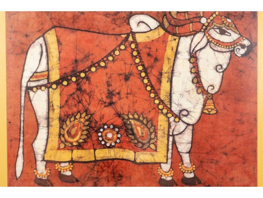 Pichwai Handmade Framed Cloth Painting