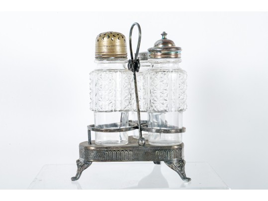 Clear And White Depression Glass