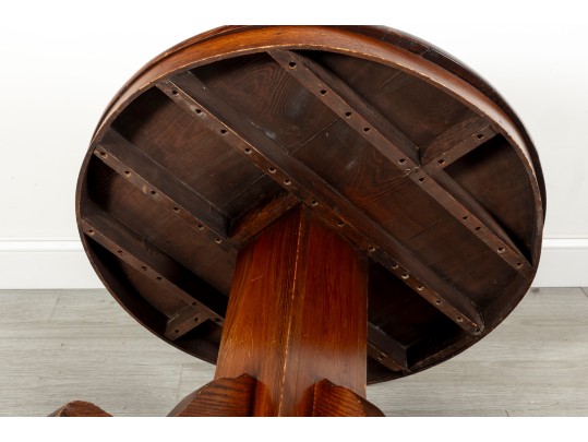 Farmhouse Pedestal Coffee Table