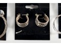 Sterling Silver Hoop Earrings