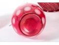Cranberry Depression Glass Oil Lamps