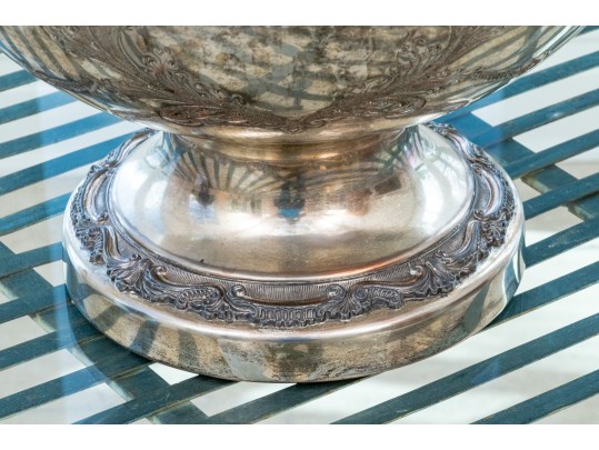 Massive English Silver Plated Punch Bowl