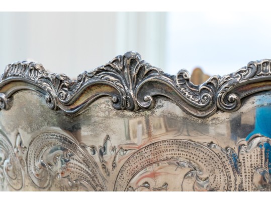 Massive English Silver Plated Punch Bowl