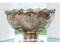 Massive English Silver Plated Punch Bowl