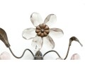 Napoleon III Style Crystal Flower Wall Sconces
