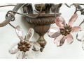 Napoleon III Style Crystal Flower Wall Sconces