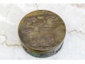 Vintage Enrique Zavala Mexico Bronze And Brass Box