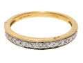 14K Yellow Gold Diamond Ring Size 7.25