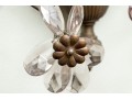 Napoleon III Style Crystal Flower Wall Sconces