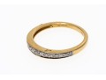 14K Yellow Gold Diamond Ring Size 7.25