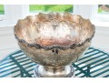 Massive English Silver Plated Punch Bowl