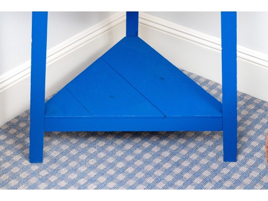 Bright Blue Polo Table