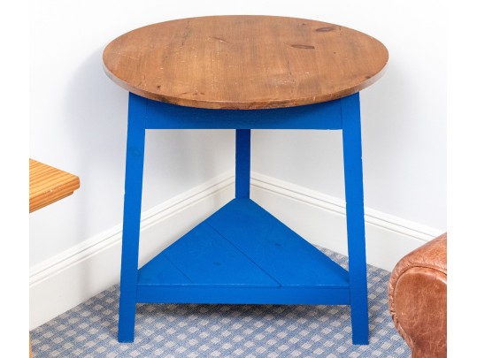 Bright Blue Polo Table