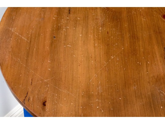 Bright Blue Polo Table