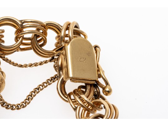 Fantastic 14K & 10K Charm Bracelet