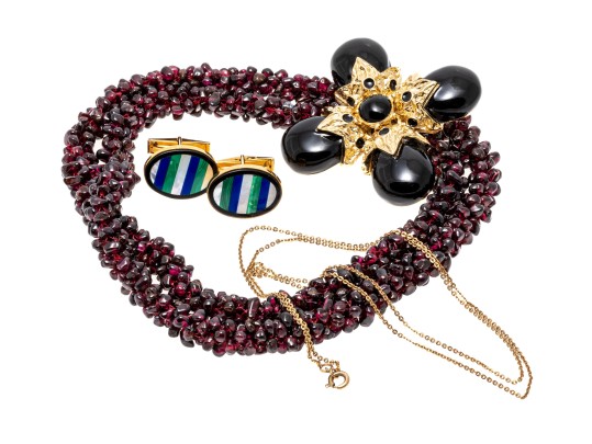 Collection Of Colorful Fashon And Gold Filled Jewelry