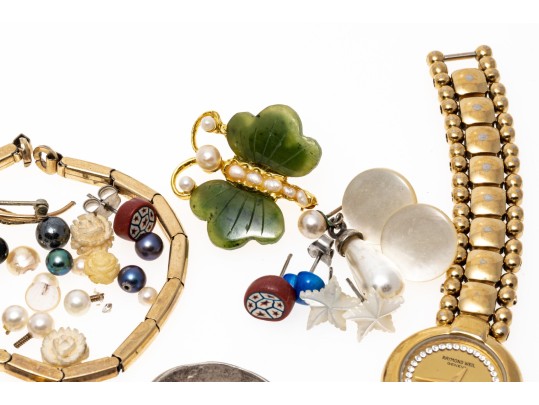 Collection Of Scrap And Fashon Jewelry