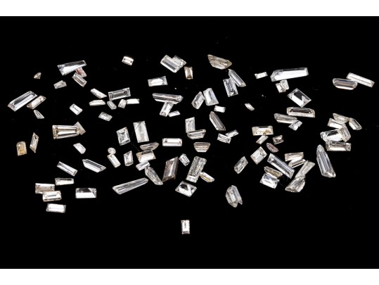 Loose Stones: Approximately 45 Diamonds, Baguette Cut, 4.1 TCW
