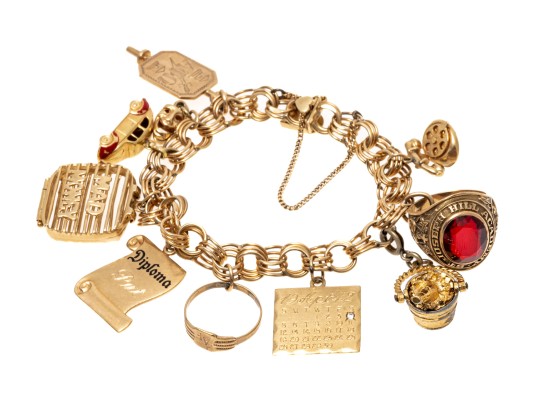 Fantastic 14K & 10K Charm Bracelet