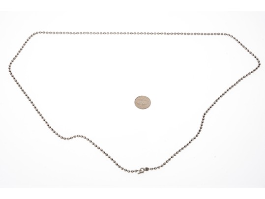 Sterling Silver Chain Necklaces And Bracelet