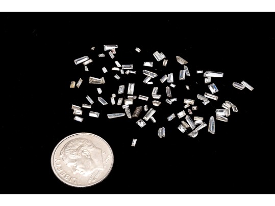 Loose Stones: Approximately 45 Diamonds, Baguette Cut, 4.1 TCW