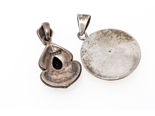 Collection Of Sterling Mother Of Pearl And Black Onyx Jewelry