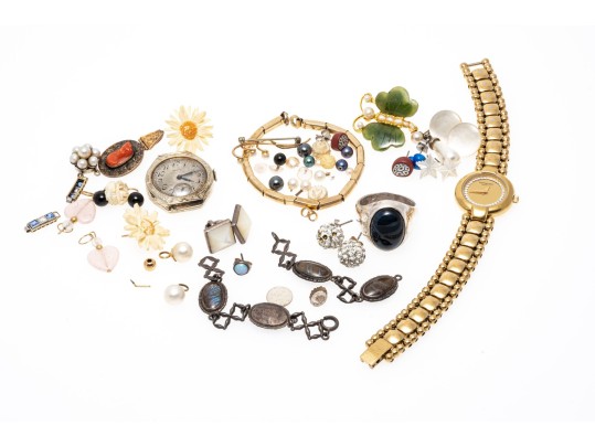 Collection Of Scrap And Fashon Jewelry