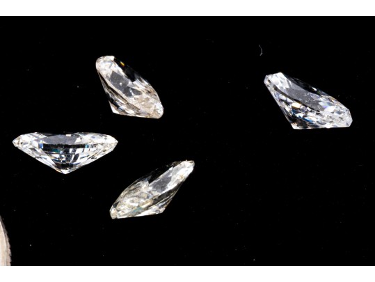 Loose Stones: 4 Marques Cut Diamonds, 0.99 TCW
