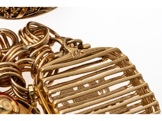 Fantastic 14K & 10K Charm Bracelet